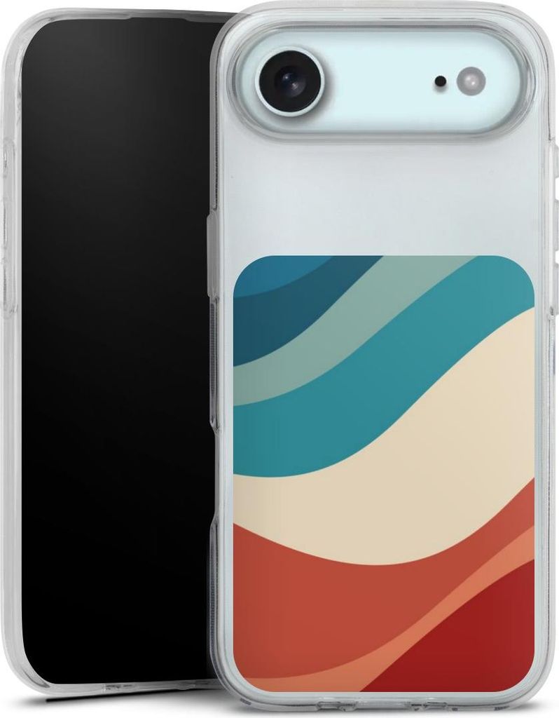 DeinDesign Handyhülle für Apple iPhone Air Silikon Hülle Case Smartphone Schutzhülle Farbe Farbverlauf Welle