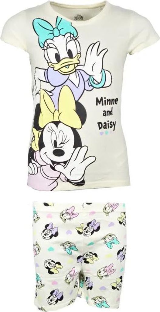 Disney Minnie Maus Kinder kurzarm Schlafanzug Pyjama Shirt Produktbild 