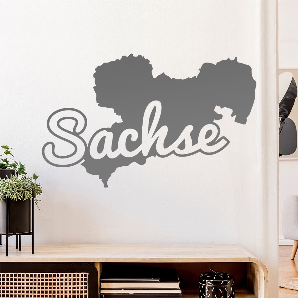 Sachse Sachsen Herkunft Wandtattoo Wandaufkleber Wall Sticker - Dekoration, Küche, Wohnzimmer, Schlafzimmer, Badezimmer