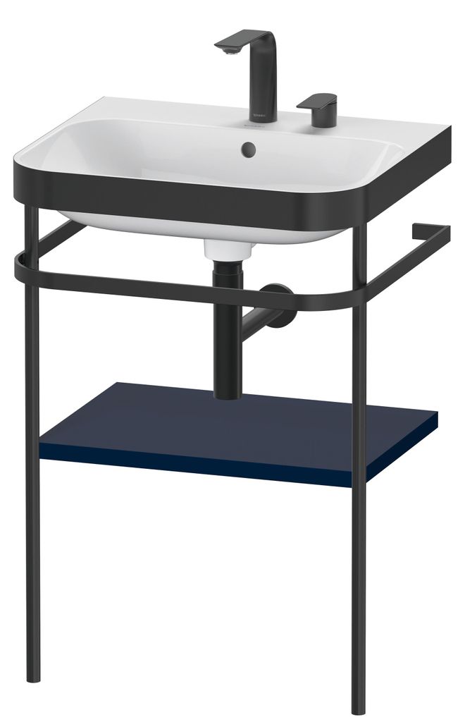 DURAVIT HP4735E9898 Metallk. mit Happy D.2 Plus bodenst. Produktbild 