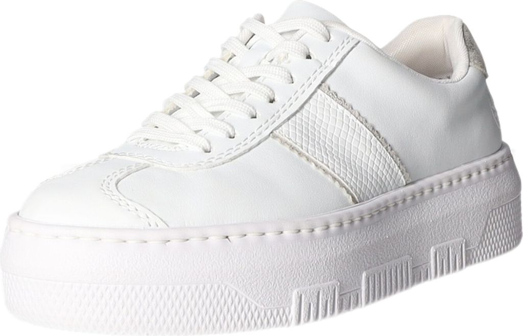 Rieker Sporthalbschuhe Formsohle modisch in weiss/weiss Produktbild 
