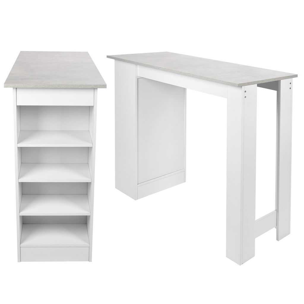 MultiStorage Space Desk Langlebige Kaffee Bar Tisch für Haus Wohnzimmer Restaurant