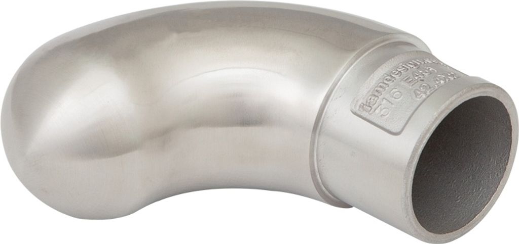 Edelstahl Endstück Ø 42,4 mm