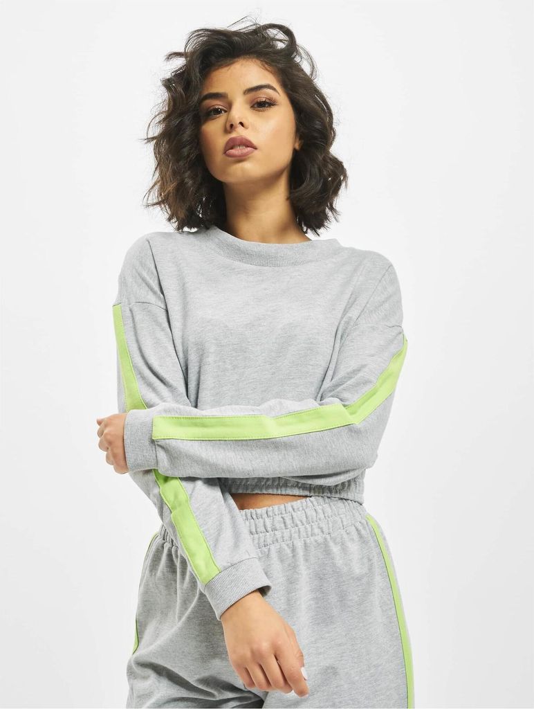 Damen Pullover Crewneck Chelsea Grau Größe S