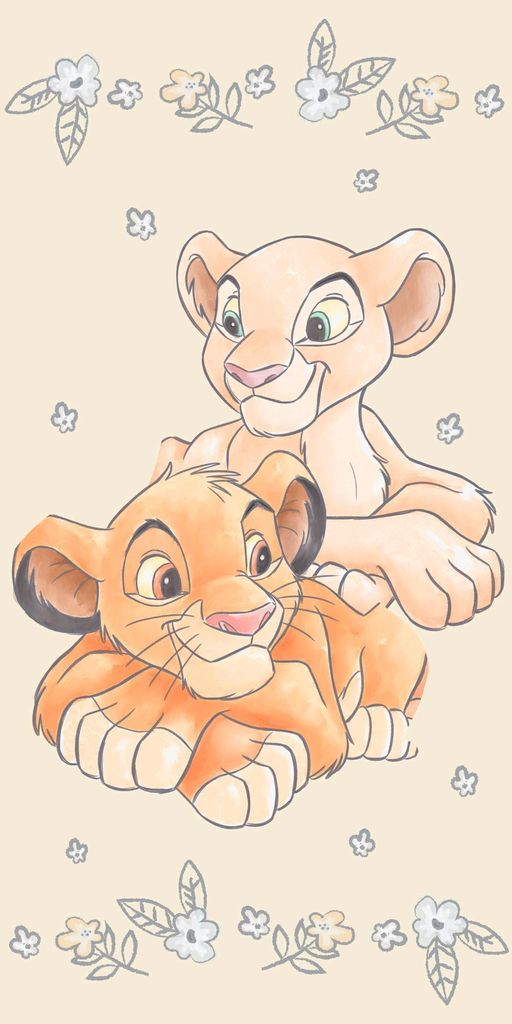 Jerry Fabrics Disney Der König der Löwen Simba & Nala Produktbild 