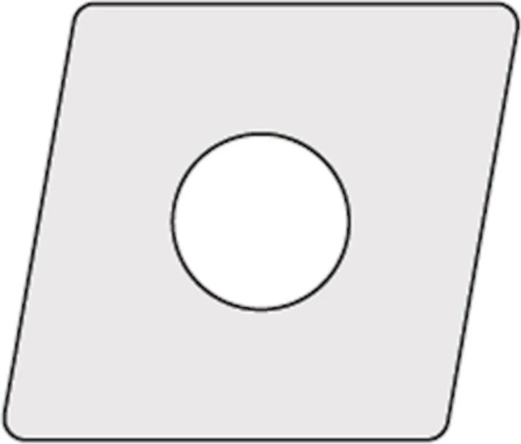 Plaquette ISO CNGA 120404 T02020 Pramet TC100 avec alésage de 5,16 mm