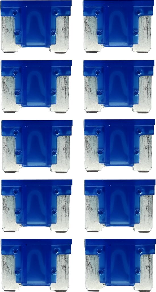 baytronic 10x Kfz-Flachstecksicherung Mini LP blau 15A Produktbild 