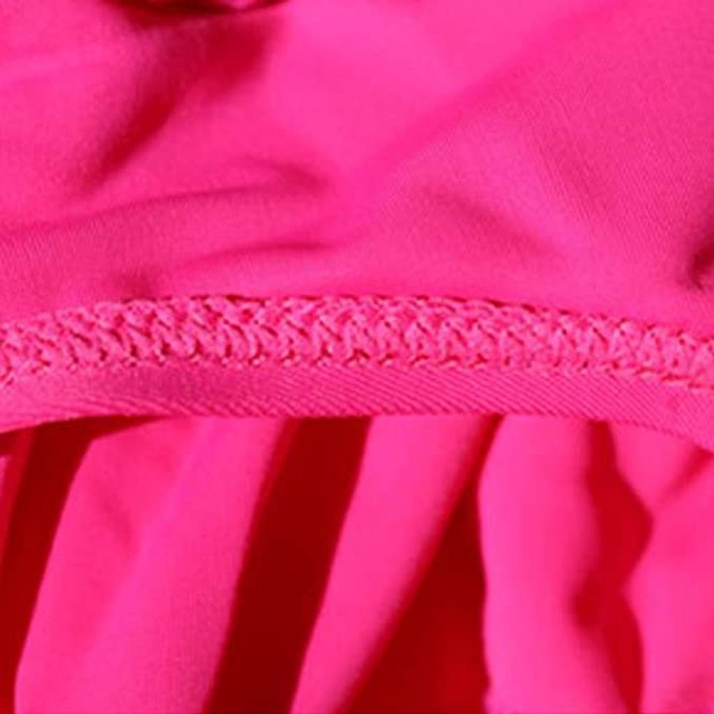 Konfidence Badeanzug Float Suit mit integriertem Auftrieb Pink Polka Skirt Schwi 