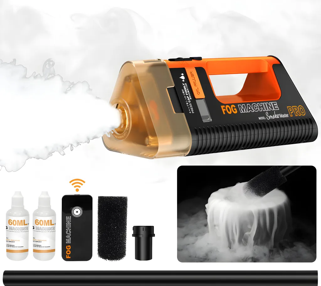 Machine à Fumée de Poche Smoke Master Pro Lensgo avec Télécommande