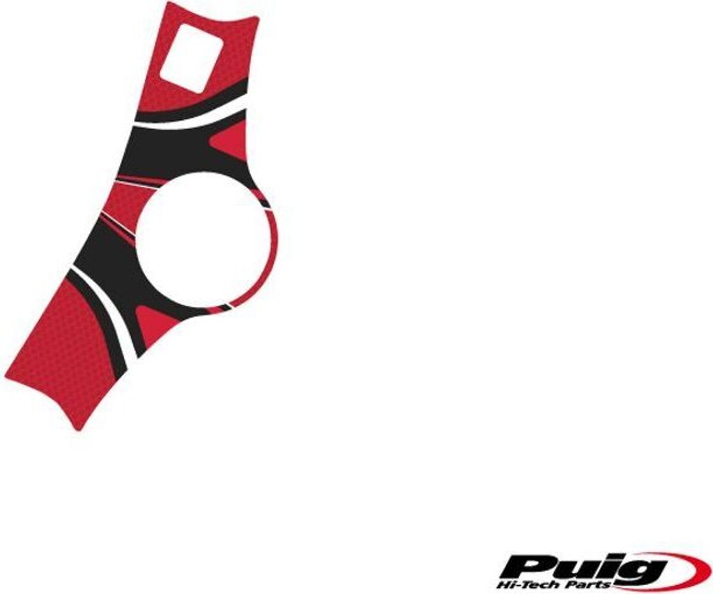PUIG 6963R Radikal Yoke Protector passend fuer HONDA CBR1100XX BLACKBIRD Rot
