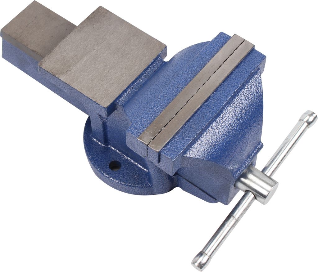 Schraubstock 100 125mm Spannweit für Werkbank Feststehend Parallelschraubstock, Modell:125mm