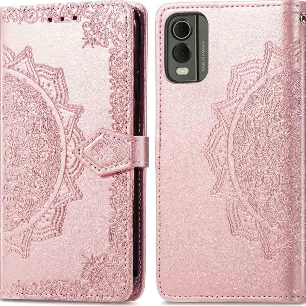 imoshion Mandala Bookcase dla Nokia C32 - Rosé Goud Zdjęcie produktu 
