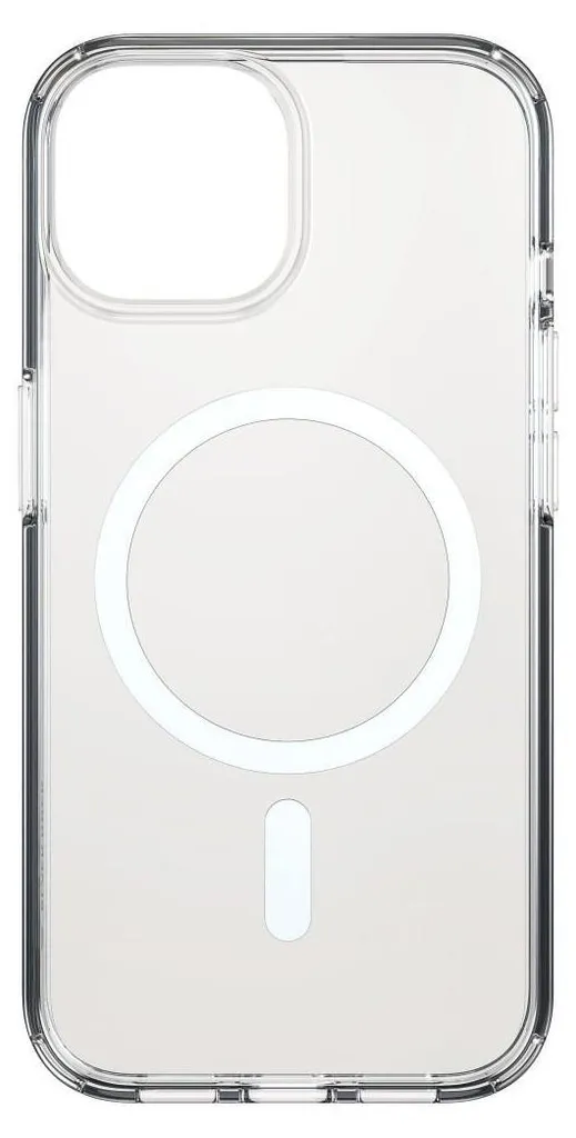iPhone 15 Coque MagSafe Black Rock Cover Mag CC Transparente Anti-Choc