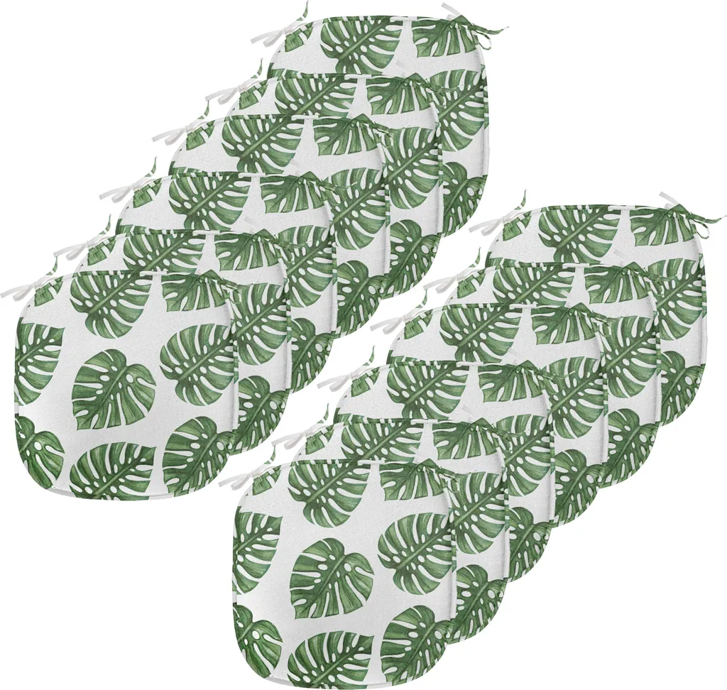 Cuscini Sedie Cucina 40x40 Lavabili ABAKUHAUS - Stile Tropicale Set 12