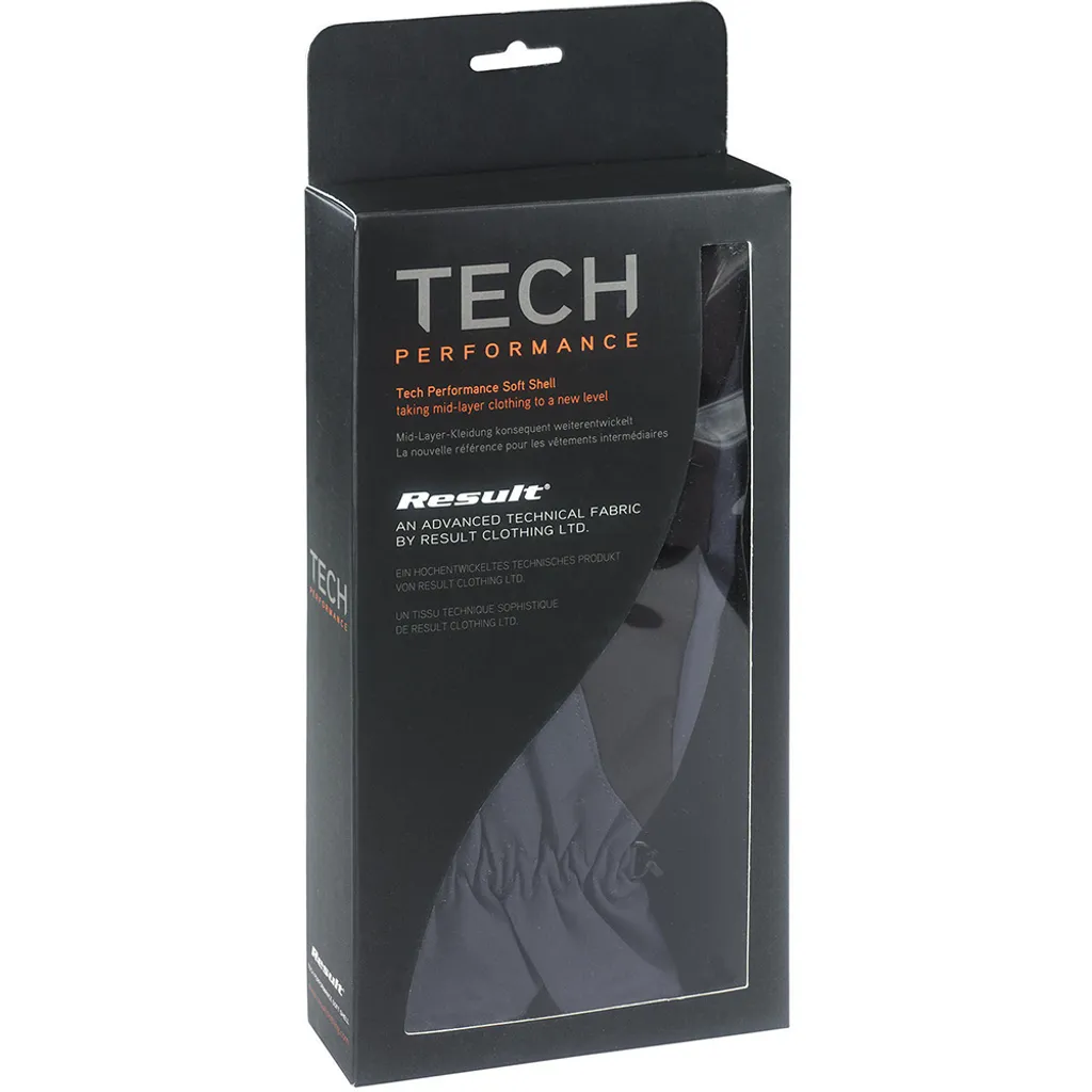 Guanti Sportivi Result BC870 Softshell TECH Performance Nero L - 2