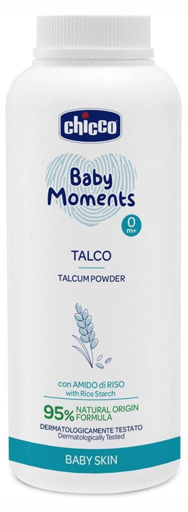 Chicco Baby Moments Puder fr Neugeborene, ab Geburt, 150 g Produktbild 