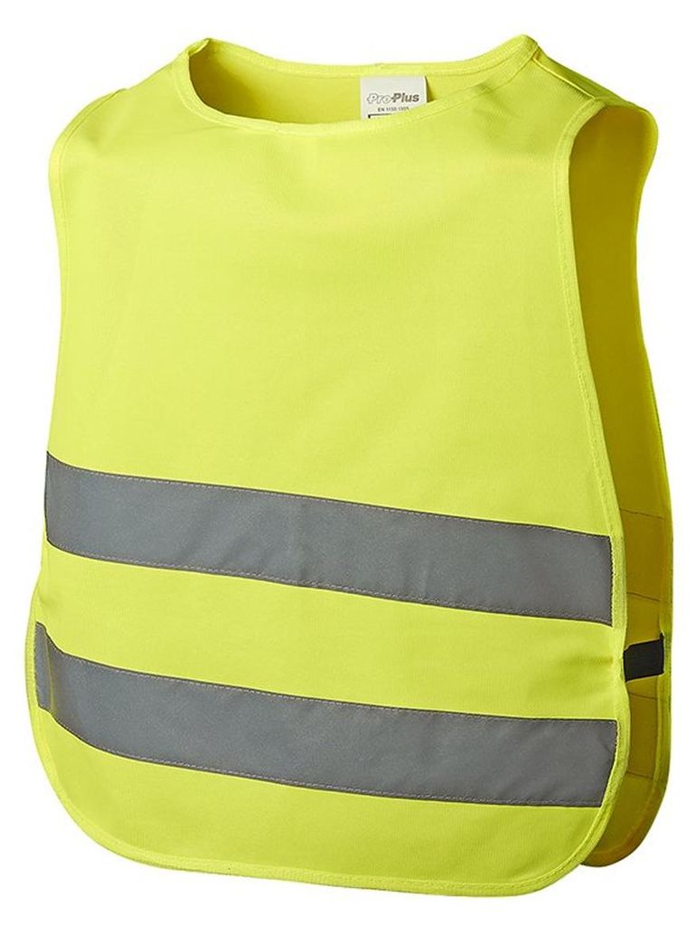 Gilet de sécurité jaune pour enfants Image du produit 