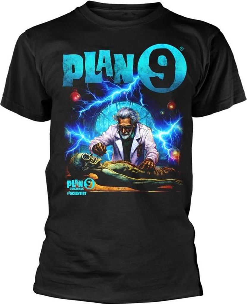 Plan 9 - T-Shirt für Herren/Damen Uni PH4766 (M) (Schwarz)