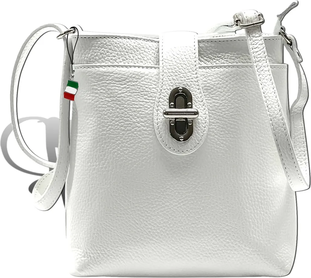 Borsa da Viaggio Florence Bianca Pelle D2OTF828W | Stile Italiano