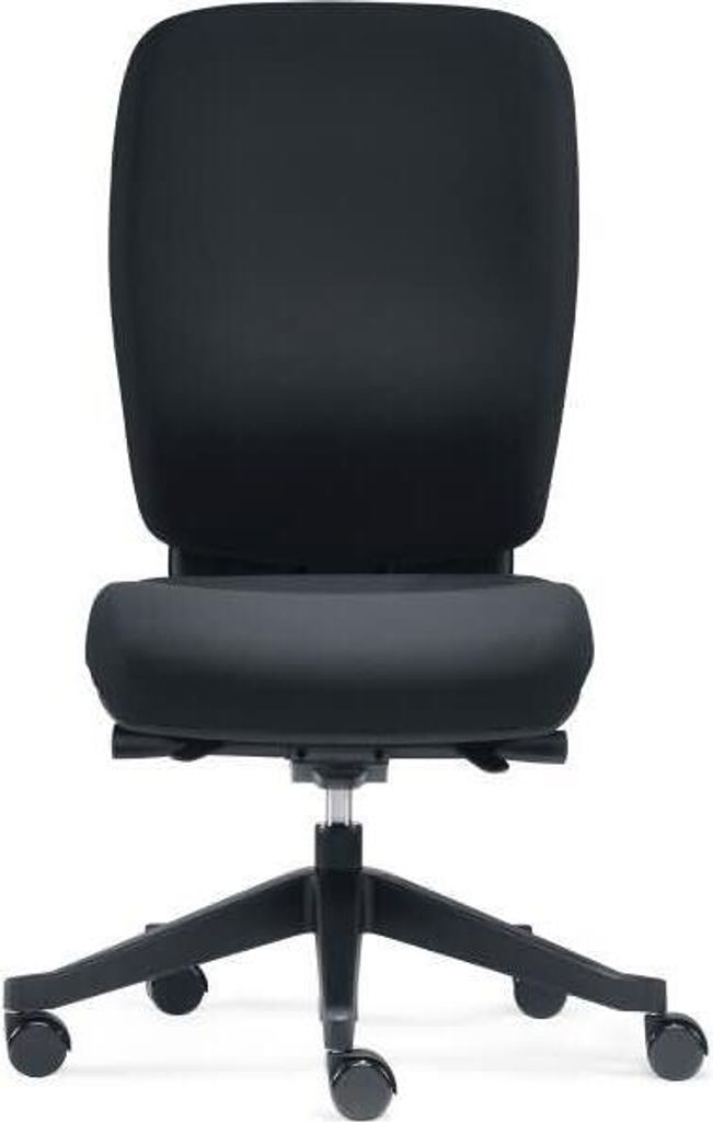 Bandscheiben-Drehstuhl Profi-Office schwarz ohne Armlehnen