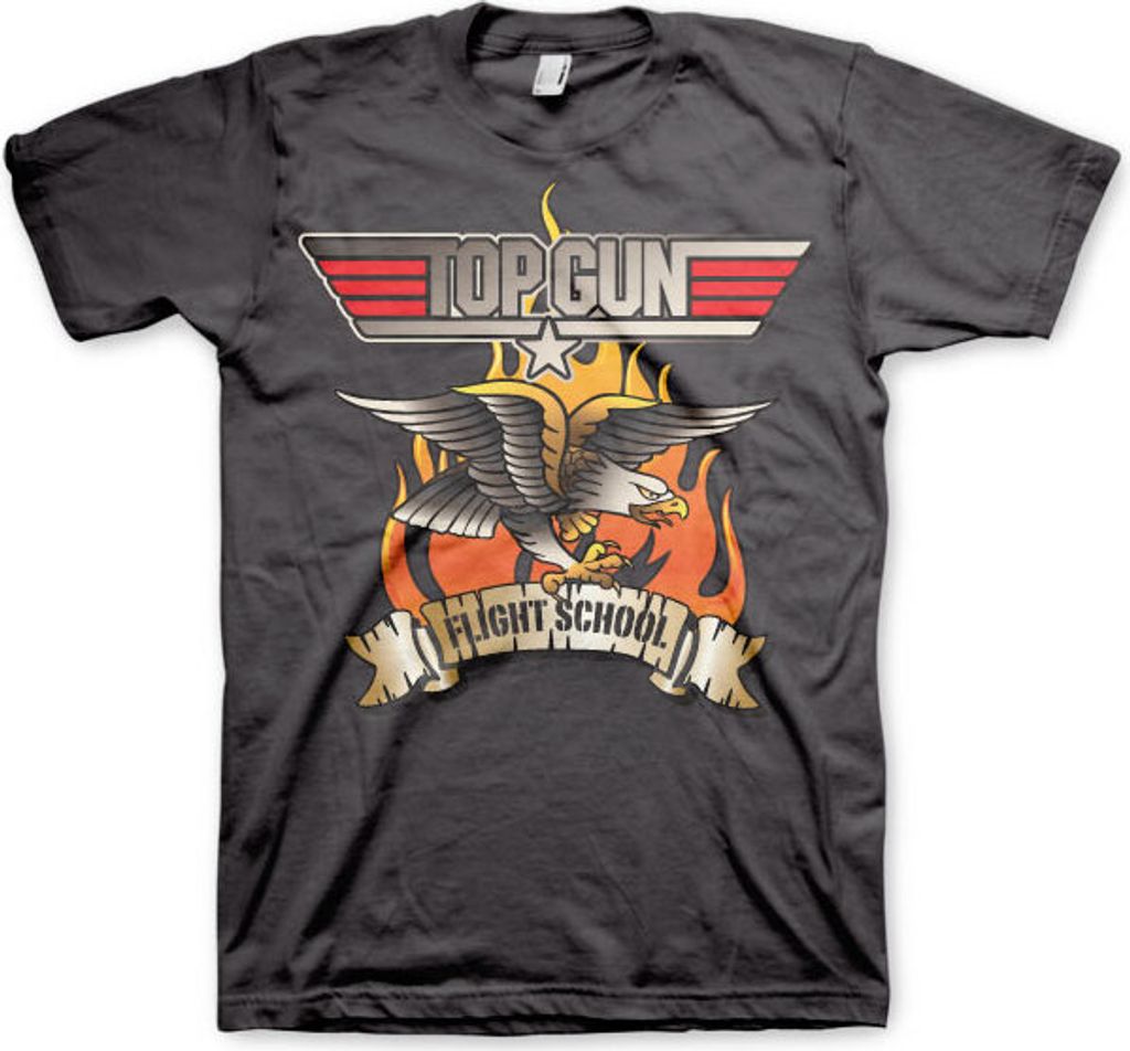 Top Gun - Flying Eagle T-Shirt - Medium - Dark-Grey
