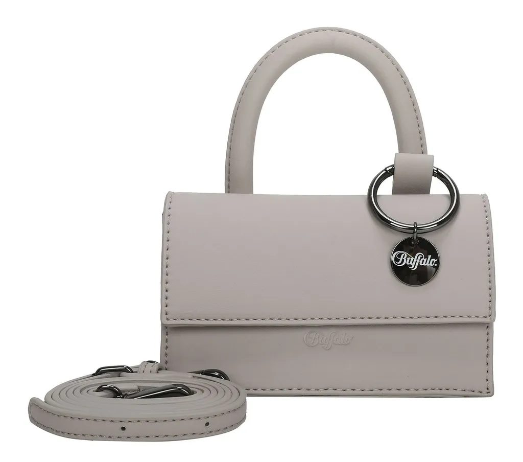 BUFFALO borsetta borsa a tracolla Muse Clap02 Crossbody Bag Taupe grigio talpa