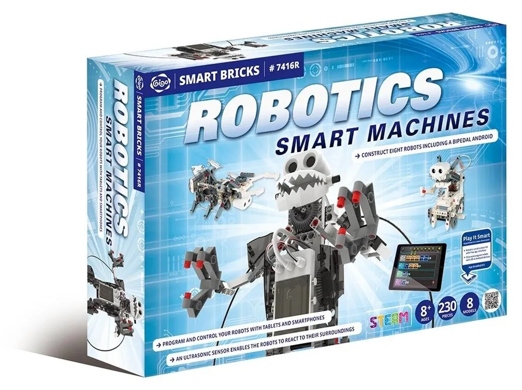 Robot intelligent programmable à capteurs et kit STEM Genius Toy complet