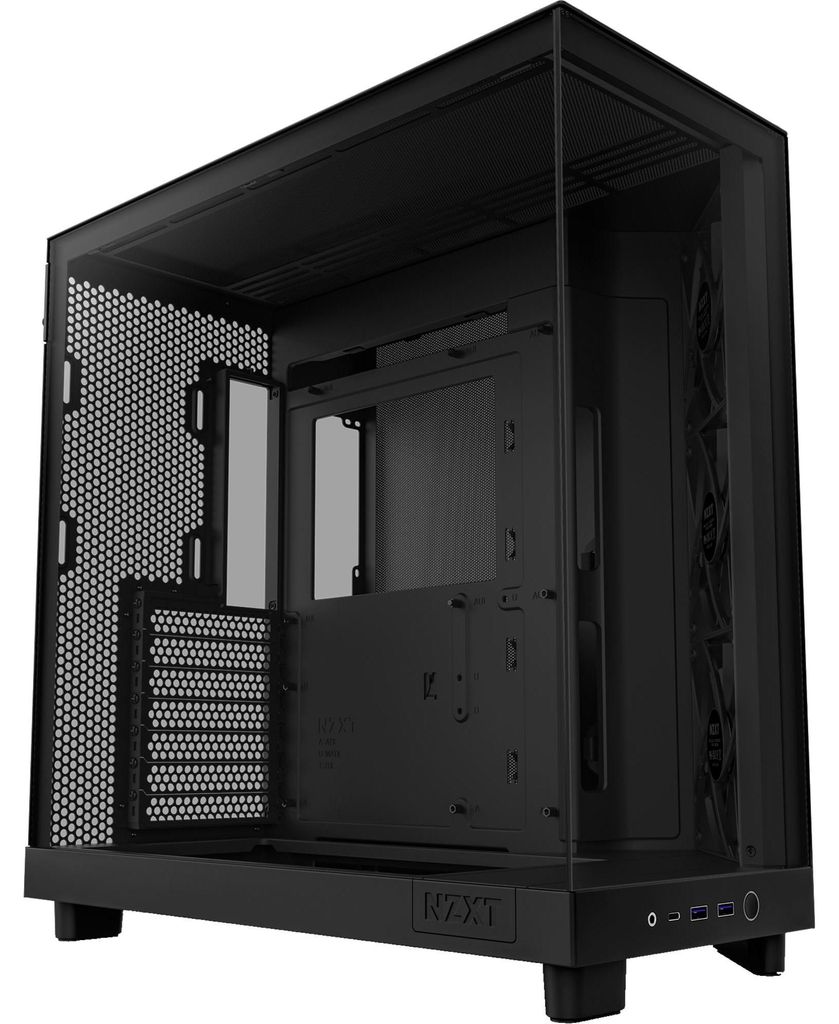 NZXT H6 Flow Compact Dual Chamber Case Matt Produktbild 
