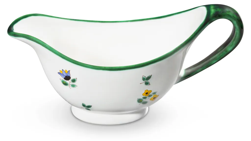 Saucière en céramique faite main Gmundner Keramik Streublumen de 0,2L