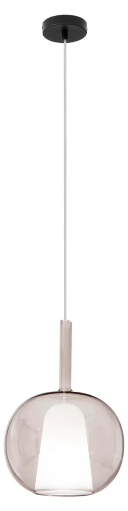 Suspension PIREX verre brun 240cm pour éclairer les espaces sans rosace