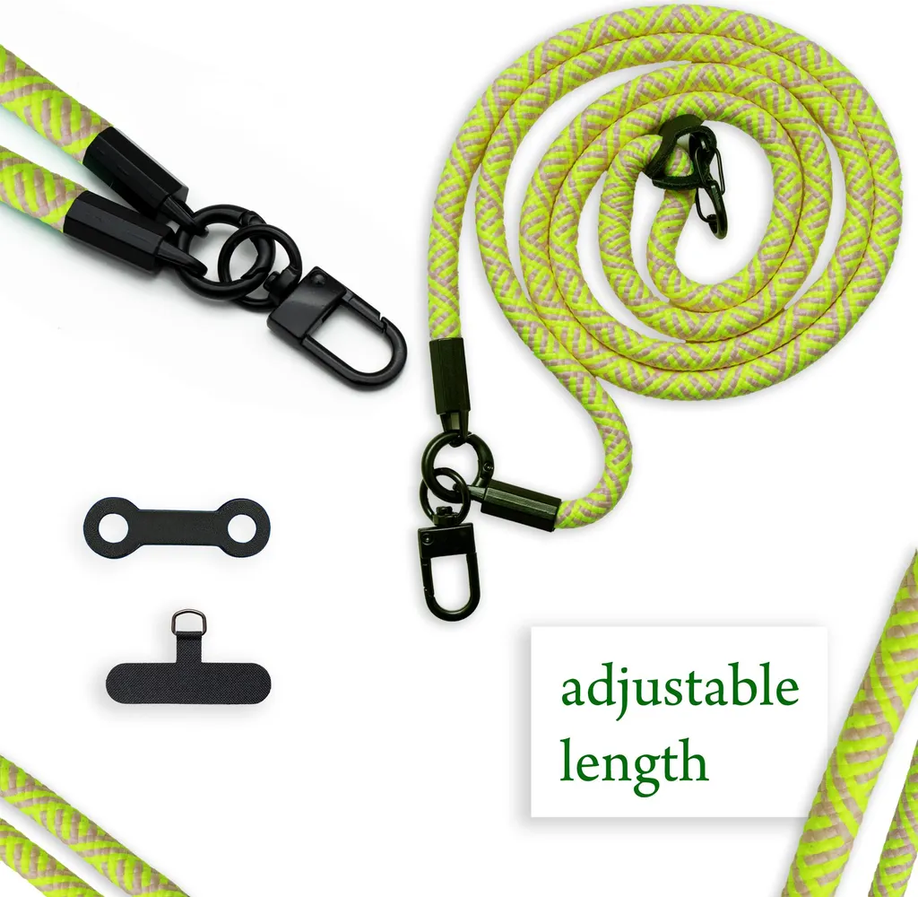 Laccio Cellulare HTC ONE E8 Giallo Cadorabo: Sicurezza in Viaggio - 5