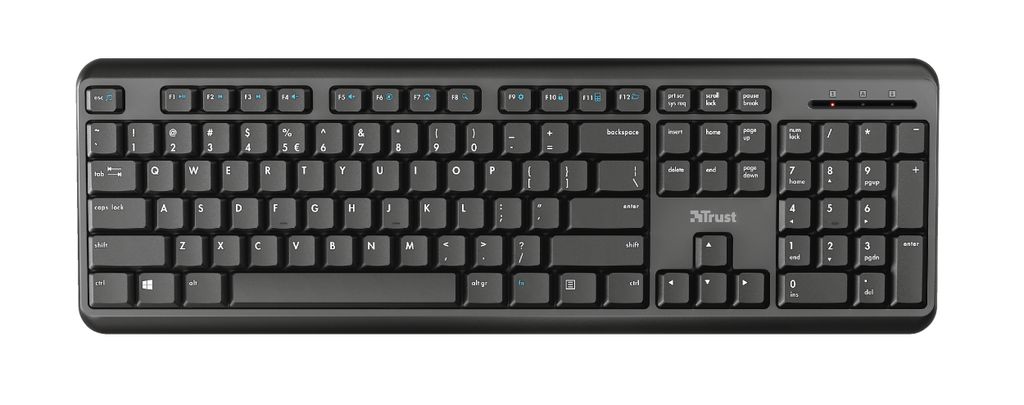 Clavier sans fil Trust TK-350 Silent Wireless Keyboard Image du produit 