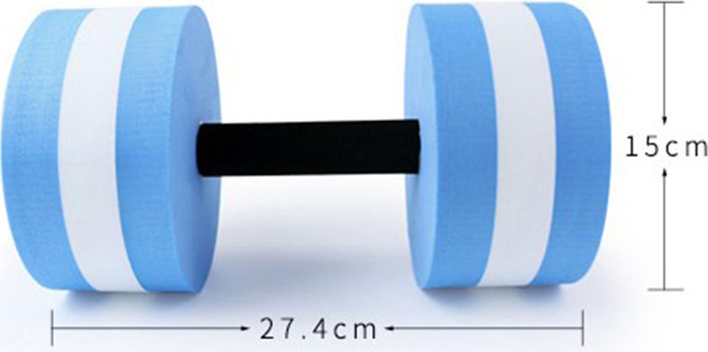 Set Mit 2 Aqua-Hanteln Aus EVA-Schaum – Für Wassergymnastik, Schwimmbad, Schonendes Training