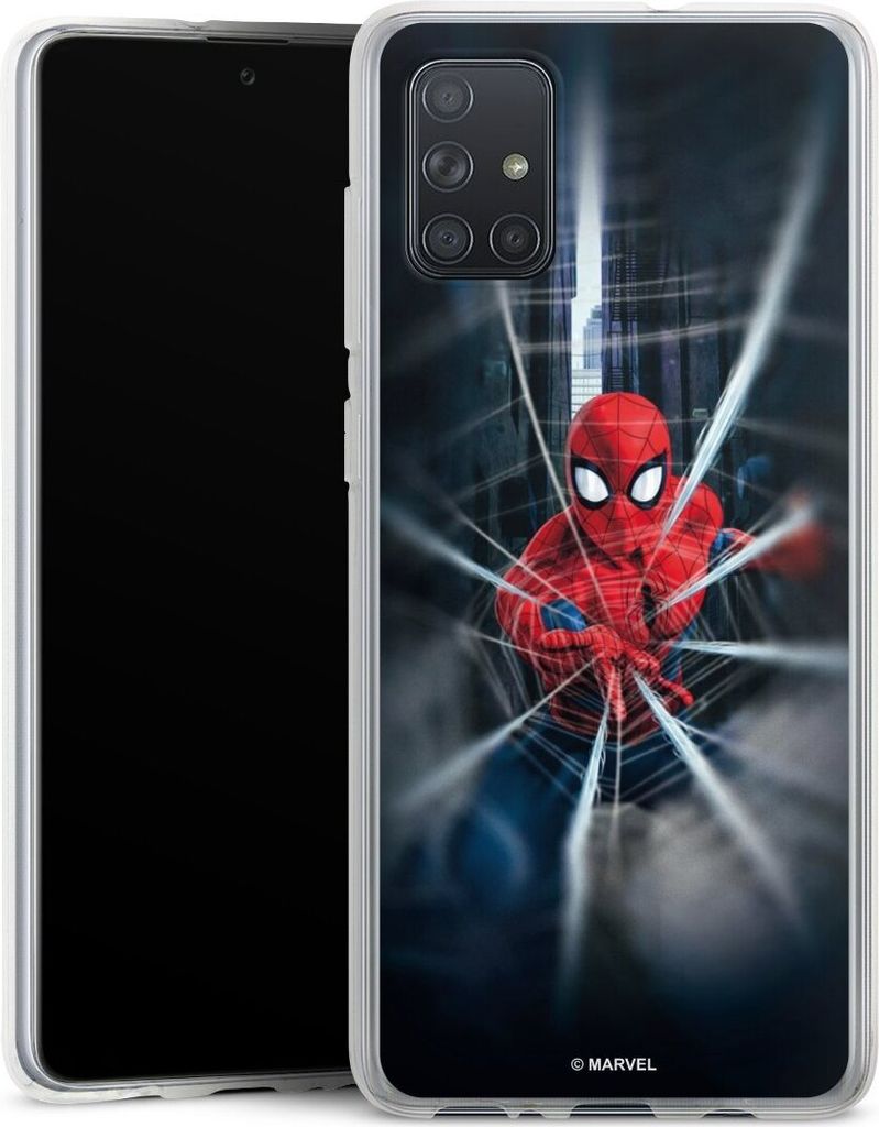 DeinDesign Handyhülle für Samsung Galaxy A71 Silikon Hülle Case Smartphone Schutzhülle Kinofilm Marvel Spider-Man