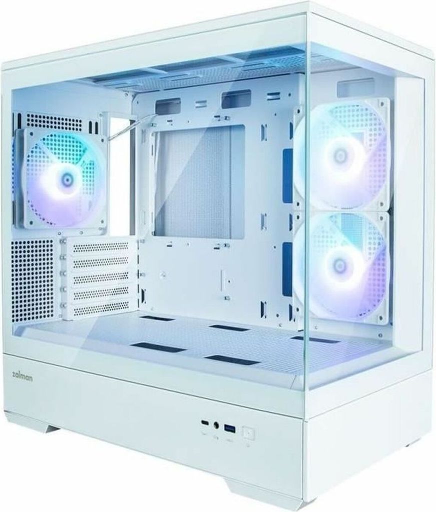 Obudowa Zalman P30 White / miniT / 3x120mm wentylator ARGB Zdjęcie produktu 