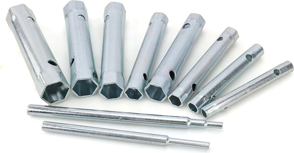 Rohrsteckschlüsselsatz 10-tlg 6-22 mm Rohrsteckschlüssel Produktbild 