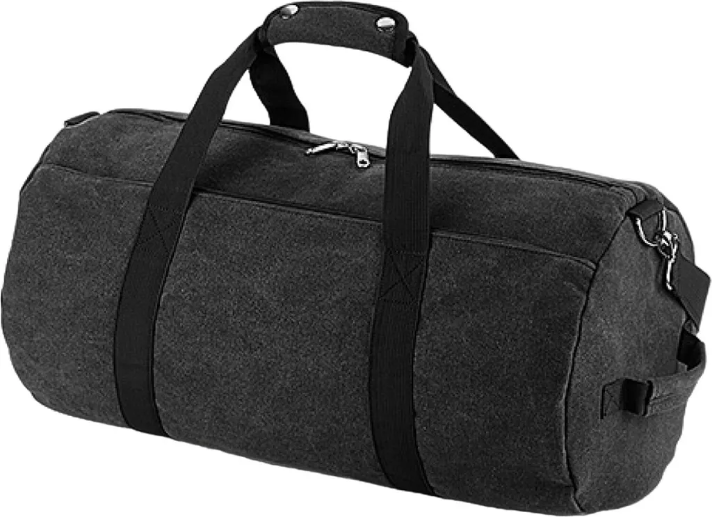 Borsa Viaggio Bagbase PC6169 Tela Schwary: Borsone Weekender Robusto
