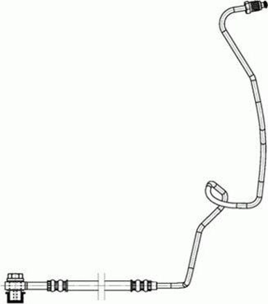 TRW PHD941 Bremsschlauch OE 1J0611763D kompatibel mit A3 8L, TT, Leon, Toledo, Octavia, Rapid, Roomster, Bora, Golf IV, New Beetle