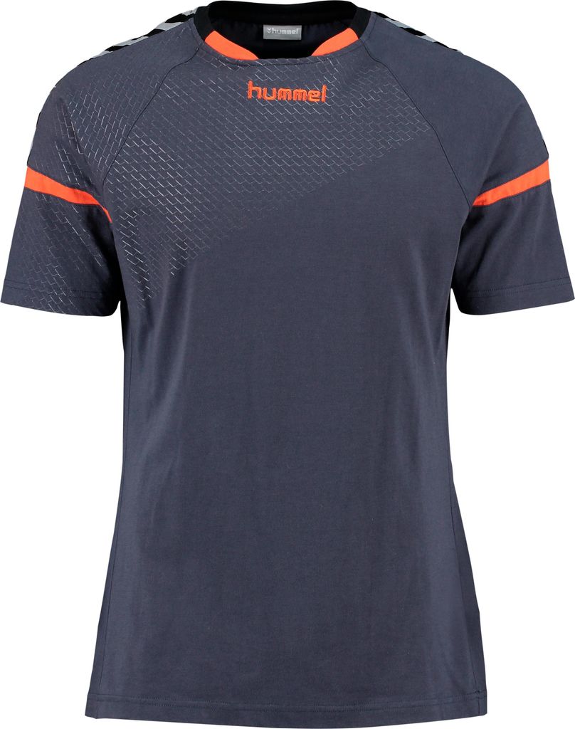 Hummel Authentic Charge Trainings-T-Shirt graublau, L, Herren