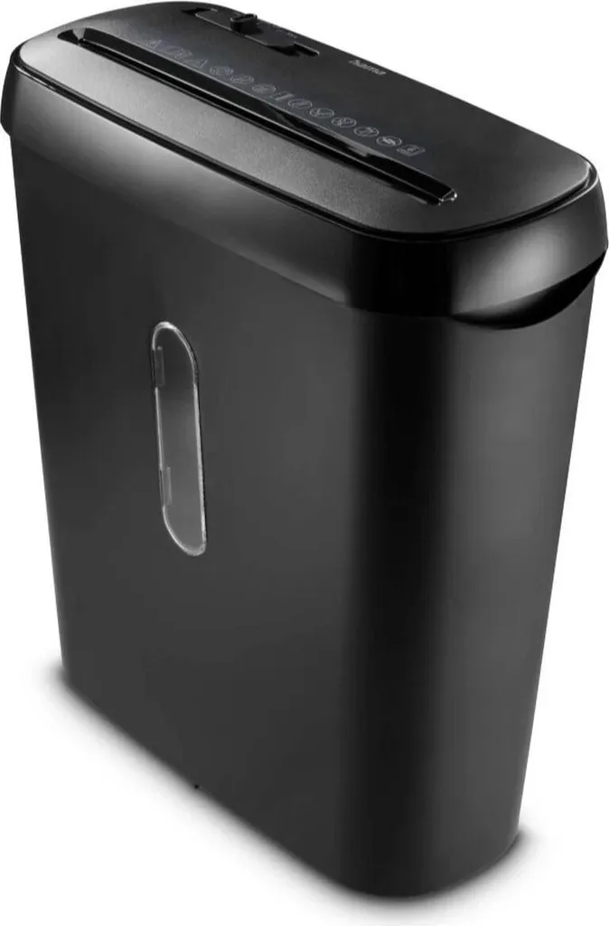 Destructeur de Documents Hama 8 Litres Compact pour Format A4 et Fiches