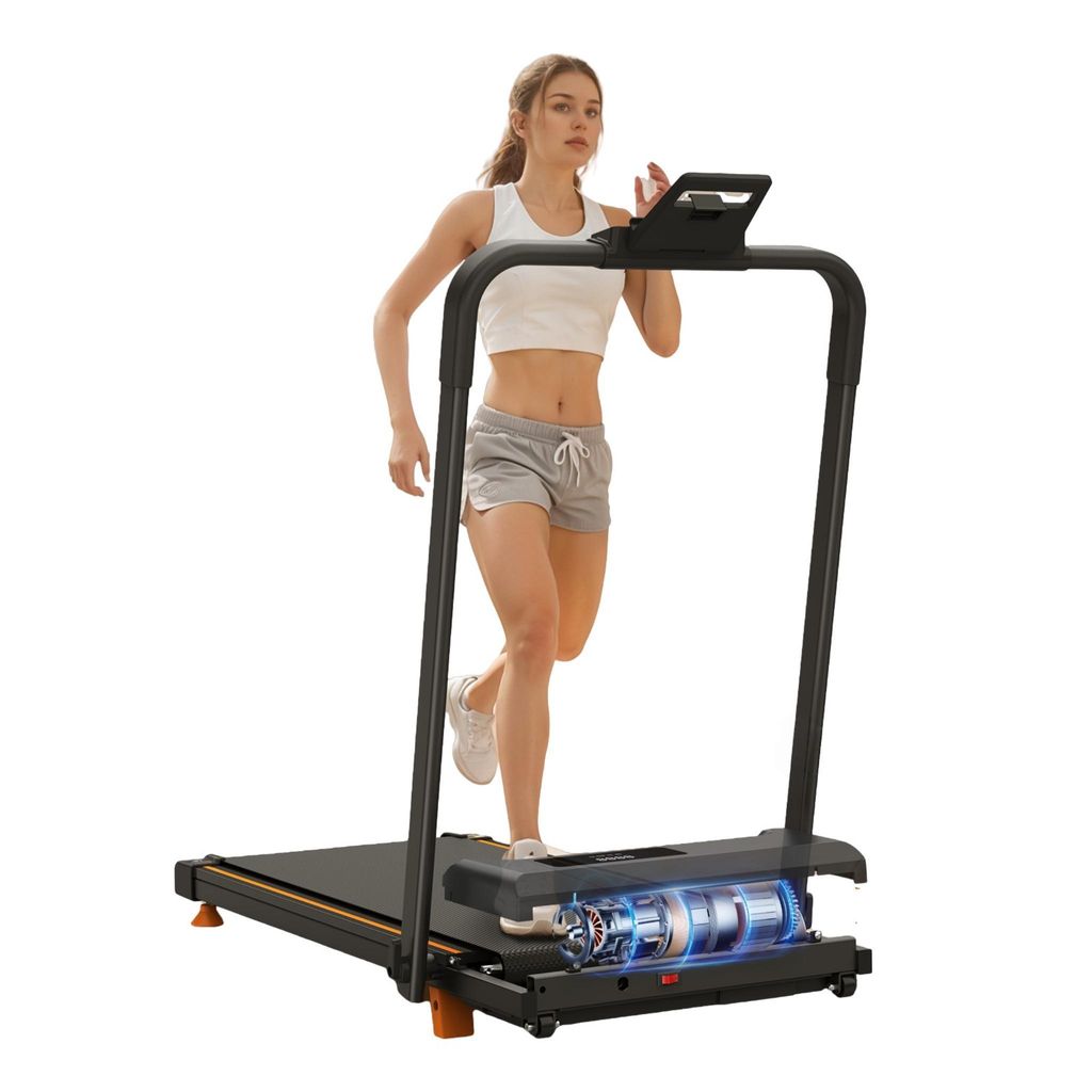 FORSMANO 3-in-1 faltbares Laufband, Gehen, Laufen und Joggen, Kompakt Tragbar, bis 120 kg, mit Bluetooth-Lautsprechern und Stoßdämpfendem Laufgü...