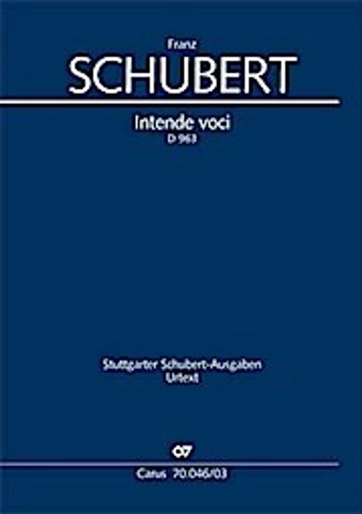 Intende voci B-Dur D 963, Klavierauszug