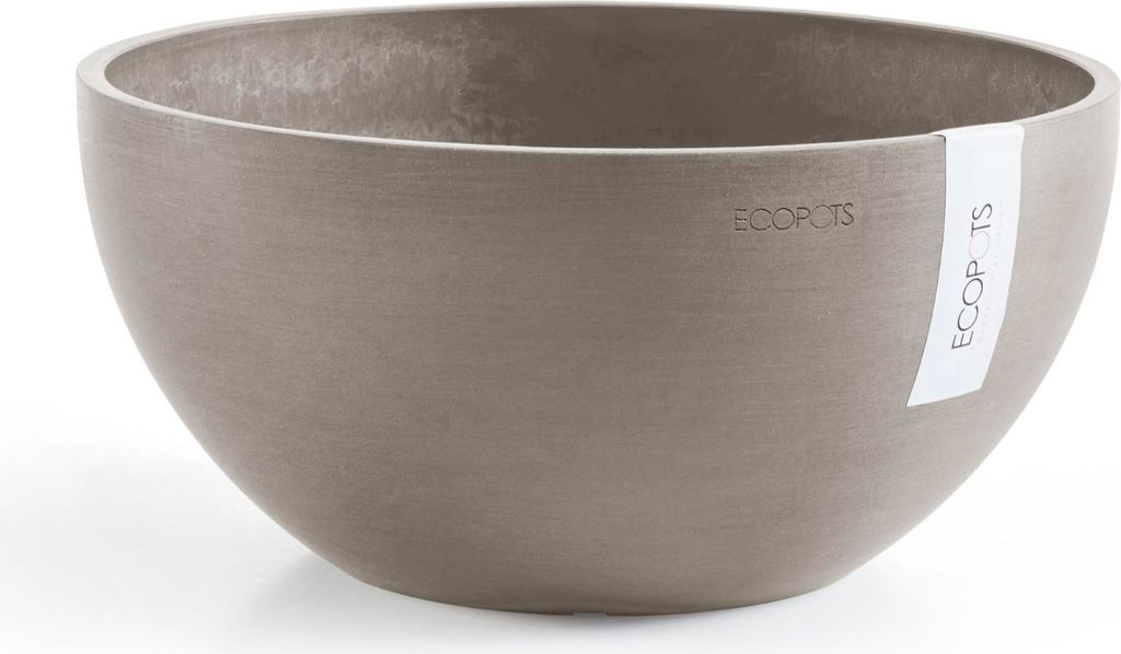 Ecopots Brussels 30 Blumentopf - L 30 cm x H 14,8 cm - Innen- und Außenbereich