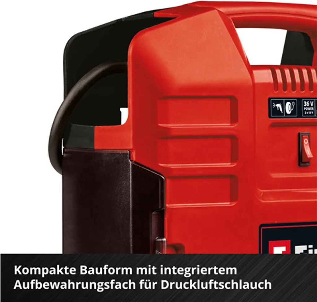 Compresseur portable Einhell sans fil pour gonfler pneu sans effort - 12