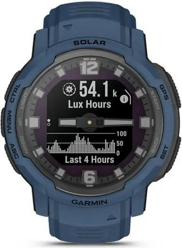 Garmin Instinct Crossover Solar 010-02730-02 Bleu Marée Hybride