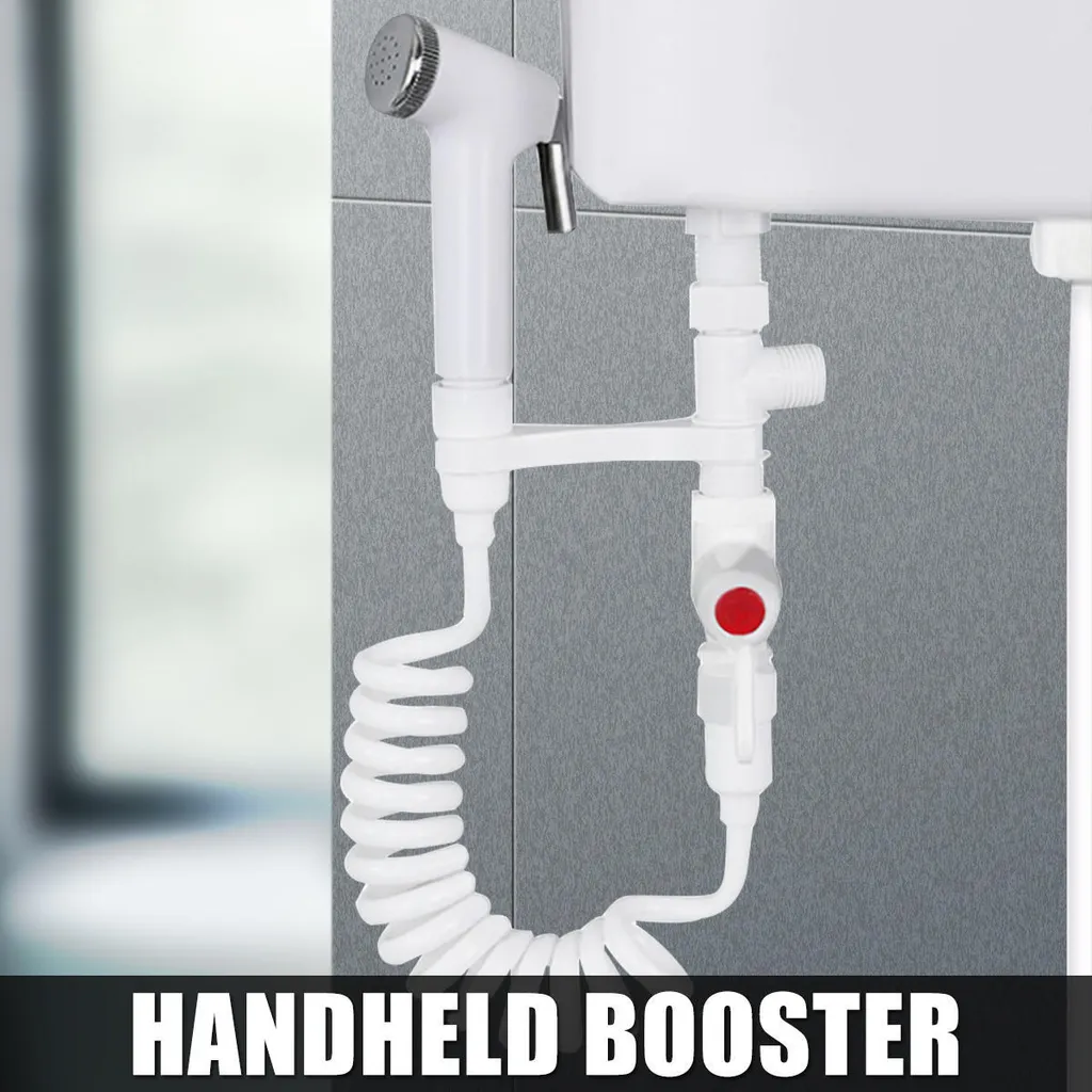 Kit Doccetta WC Bidet Portatile: Pulizia Facile con Staffa e Tubo 1.5m
