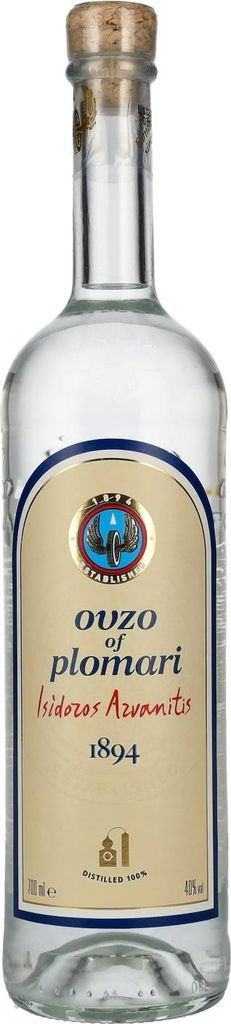 Ouzo de Plomari Isidoros Arvanitis | 40 % vol | 0,7 l Image du produit 