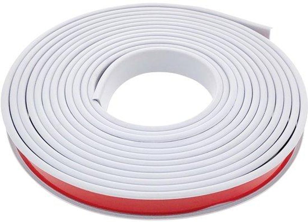 Weiche TPE-Eckenschutz, 1m x 20mm, selbstklebend, weiß, für Babysicherheit