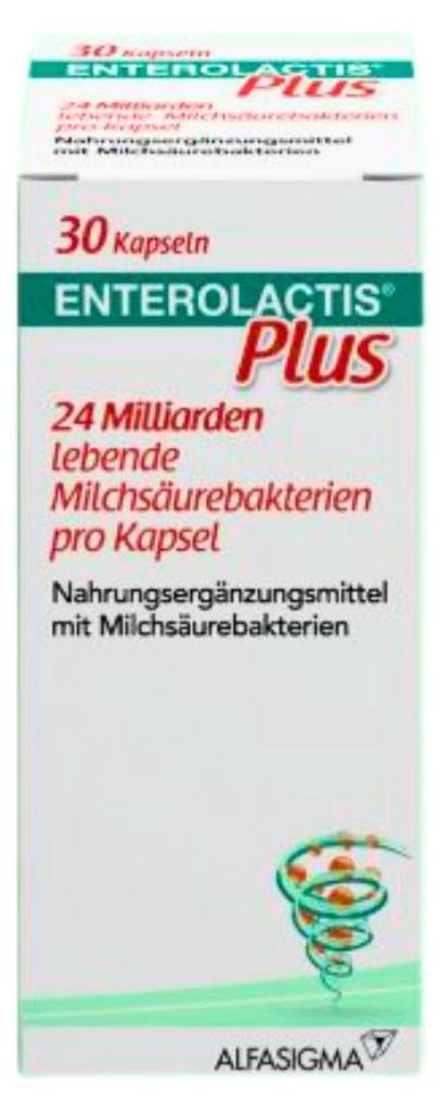 Enterolactis Plus - natürliche Versorgung der Darmflora und des Darmmikrobioms mit L. Casei DG - 24 Mrd. lebende Zellen pro Kapsel - laktosefrei &...