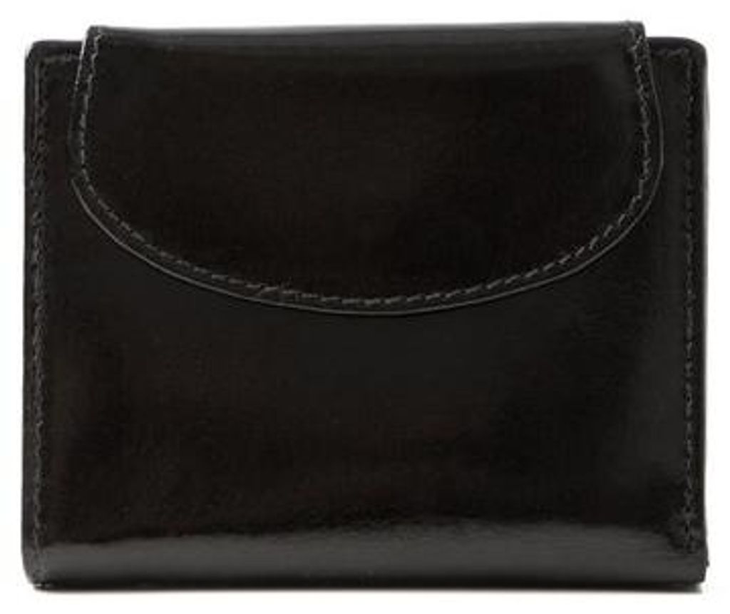 Schwarz kleine Damen Lederbrieftasche, Damen Leder Produktbild 